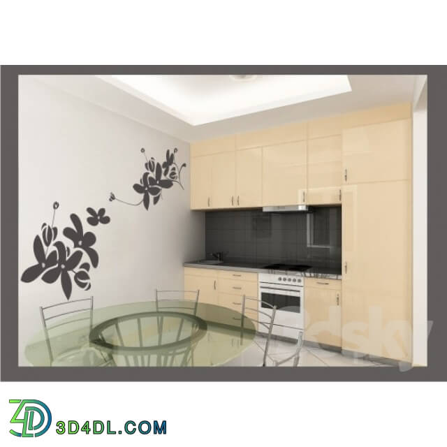 Wall covering - trafaret