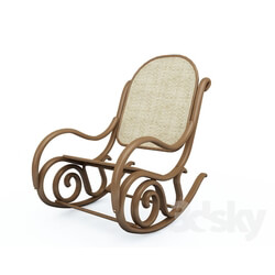 Arm chair - Chair_ rocking chair 