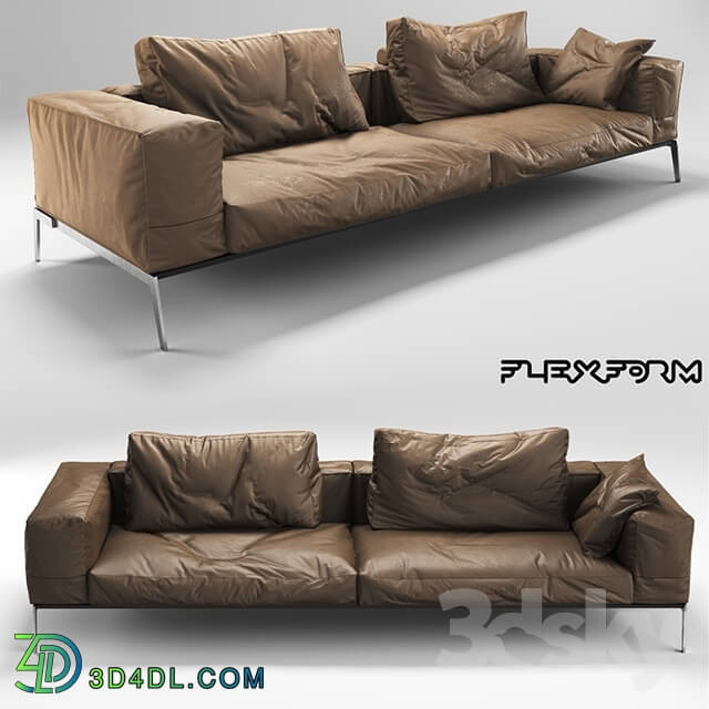 Sofa - Sofa Flexform Lifesteel