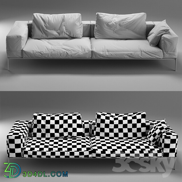 Sofa - Sofa Flexform Lifesteel