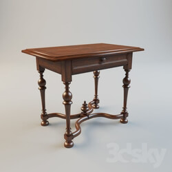 Table - Figured Walnut Writing Desk 