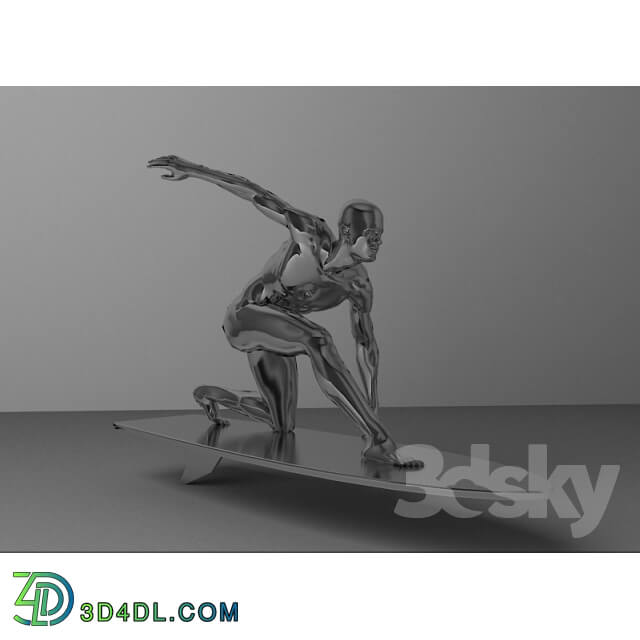 Sculpture - surfer