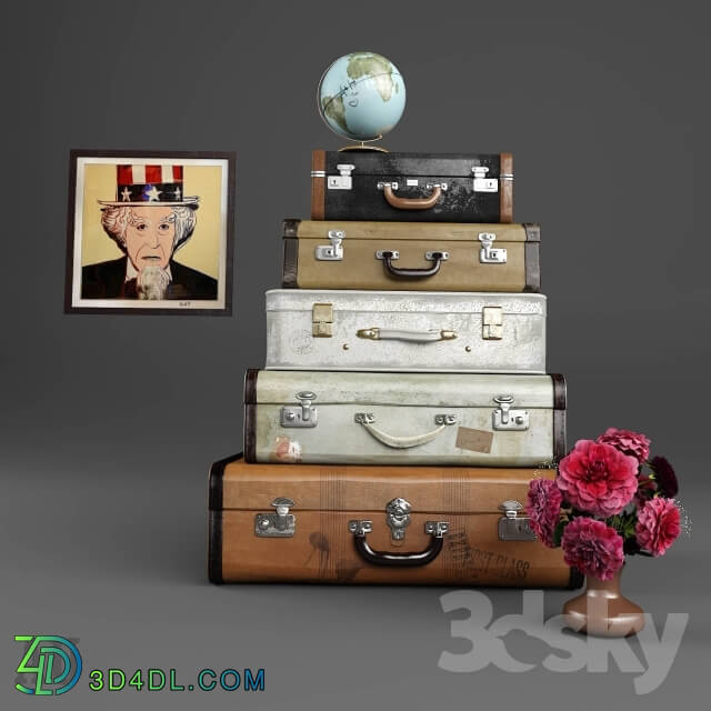Other decorative objects - Luggage set and decor