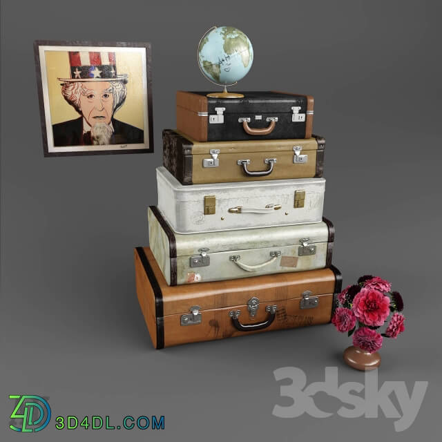 Other decorative objects - Luggage set and decor