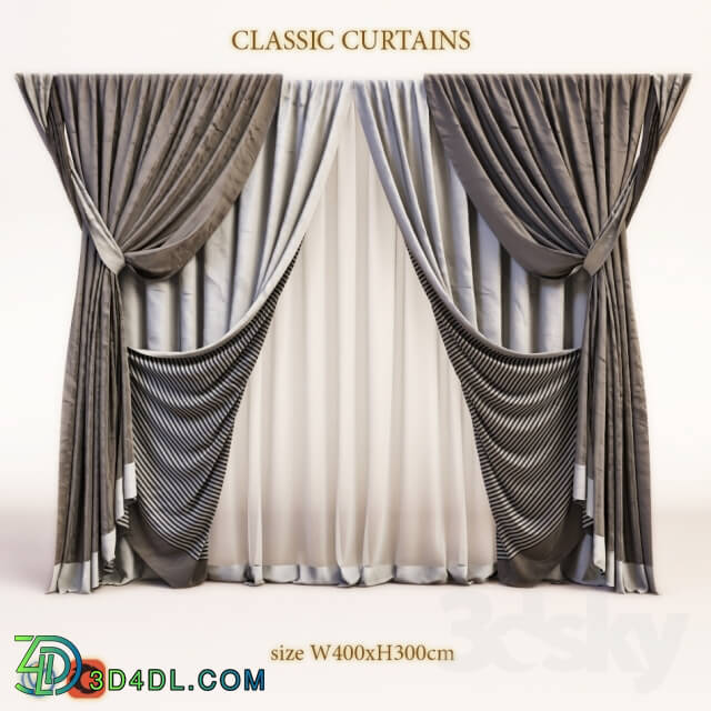 Curtain - Blind with classical V20