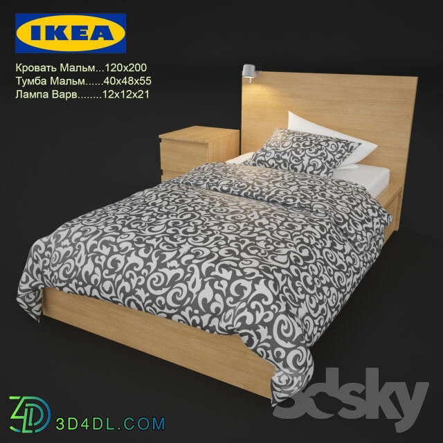Bed - Bed IKEA Malm