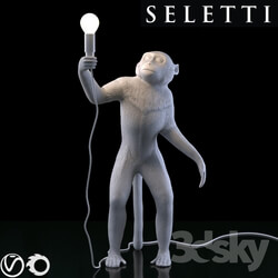Table lamp - SELETTI The Monkey Lamp Standing Version 