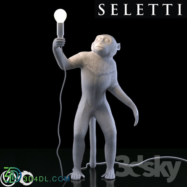 Table lamp - SELETTI The Monkey Lamp Standing Version