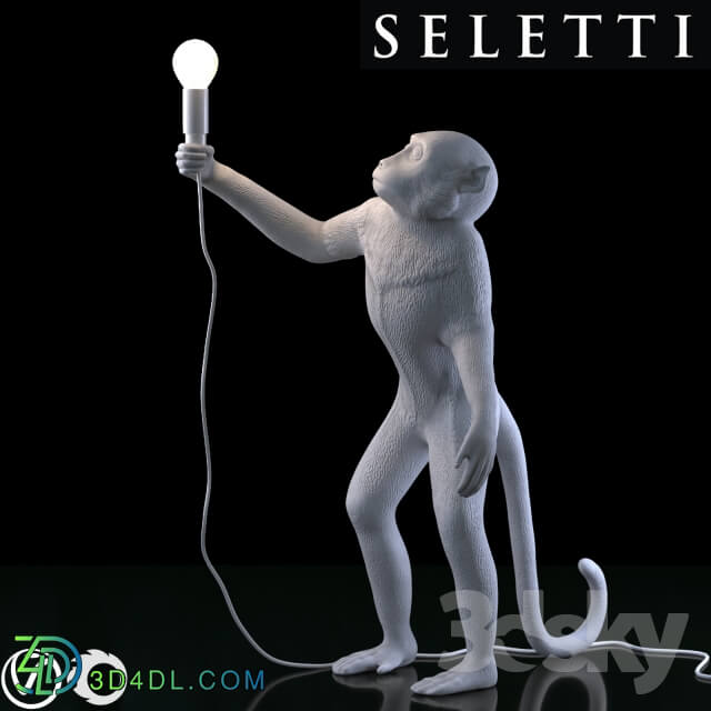 Table lamp - SELETTI The Monkey Lamp Standing Version