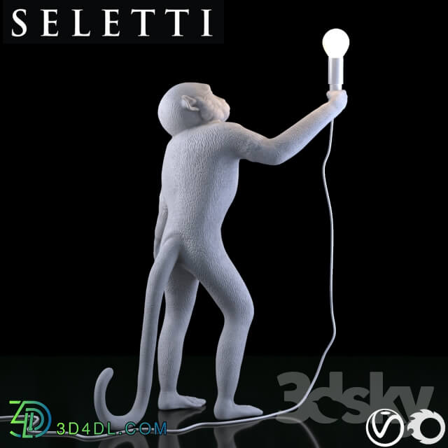 Table lamp - SELETTI The Monkey Lamp Standing Version