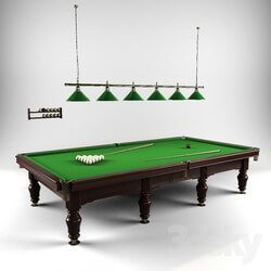 Billiards - 12ft snooker table 