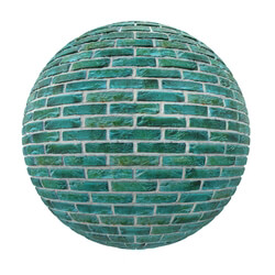 CGaxis-Textures Brick-Walls-Volume-09 green brick wall (01) 