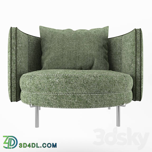 Arm chair - Minotti TORII Large armchair