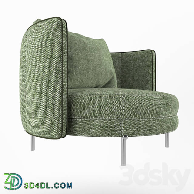 Arm chair - Minotti TORII Large armchair