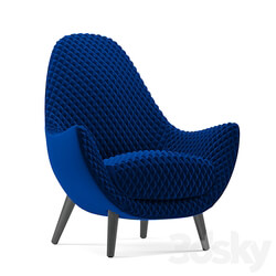 Arm chair - Mad king by poliform 