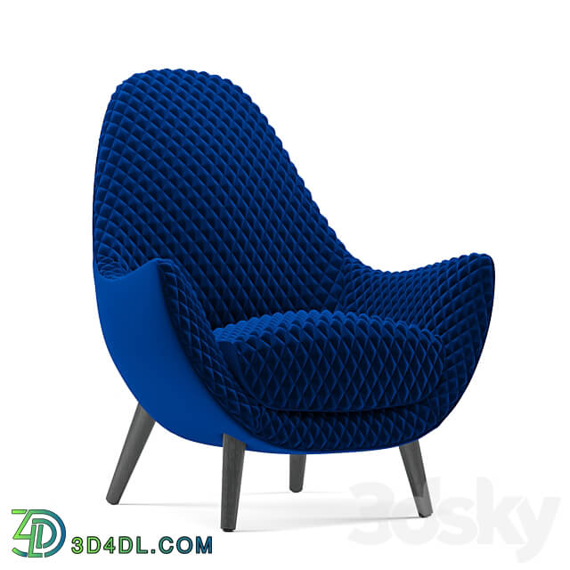 Arm chair - Mad king by poliform