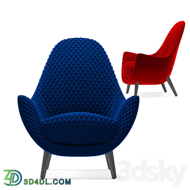 Arm chair - Mad king by poliform