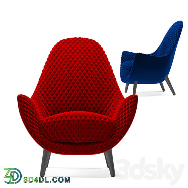 Arm chair - Mad king by poliform