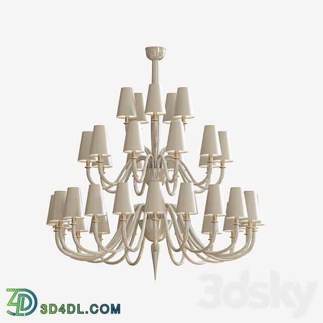 Pendant light - Multiforme murano glass Dandy chandelier _ОМ_
