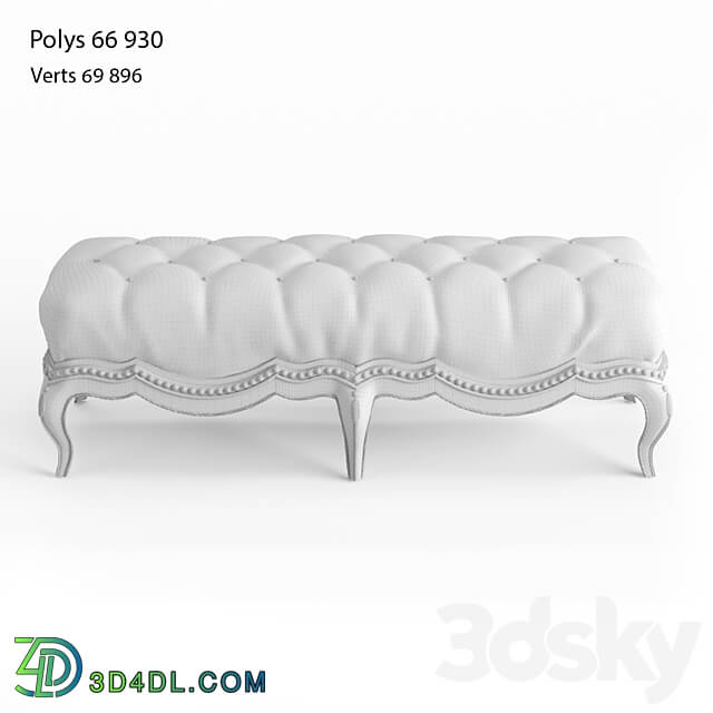 Other soft seating - Carved ottoman