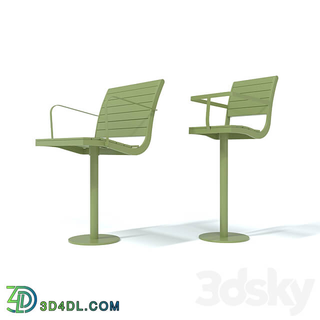 Table Chair Outdoor set Parco Lounge