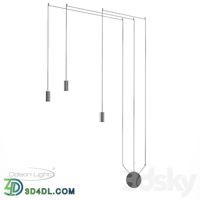 Pendant light - Odeon Light 3897_3 LUCAS