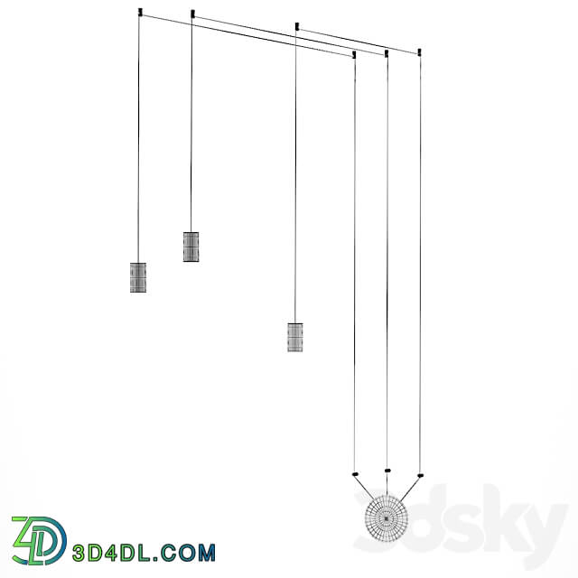 Pendant light - Odeon Light 3897_3 LUCAS