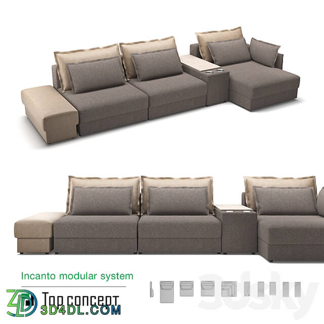 Sofa - Incanto sofa _modular system_