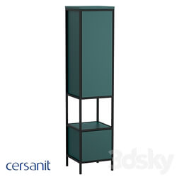  А63016 Wall tall cabinet BOTANIQUE 30 universal green 