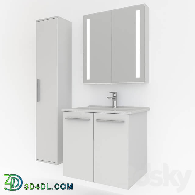 Bathroom furniture production Kaksa A Praktik White 650