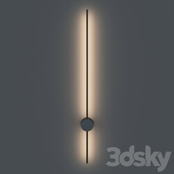 Wall light - Linear sconce with reflected light_ Novosvet KEMMA WALL 