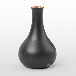 Black Orange Vase 
