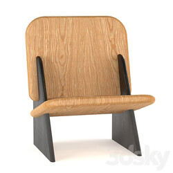 Arm chair - Dolmena Black _ Oak 