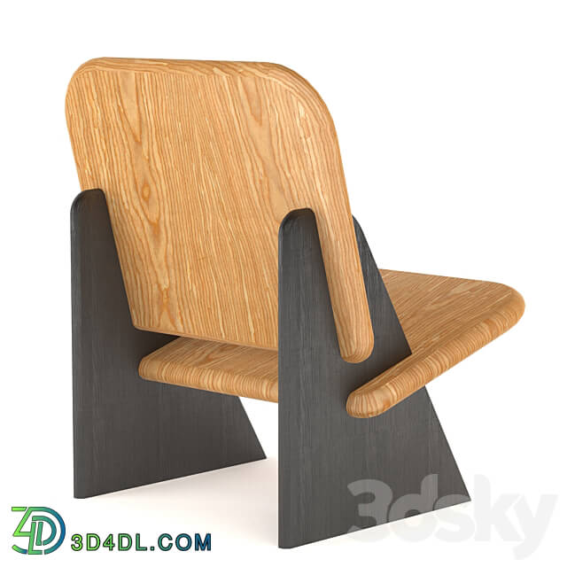 Arm chair - Dolmena Black _ Oak