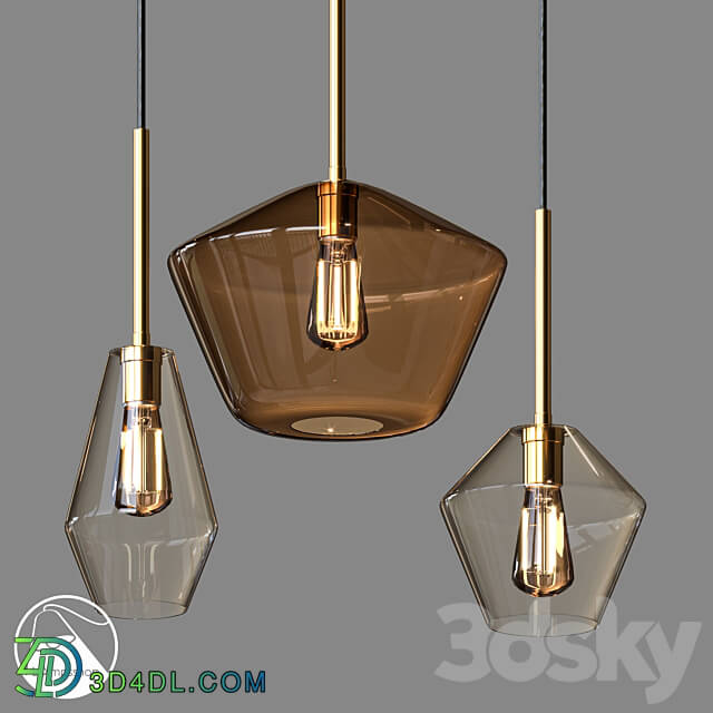 Pendant light LampsShop.com PDL2081 Chandeliers Retro B