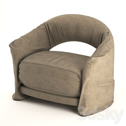 Arm chair - brown armchair 