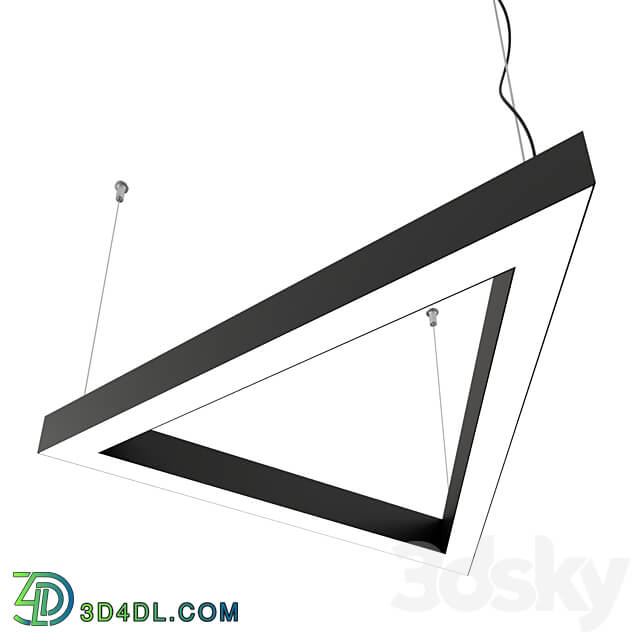 Pendant light - Bone light triangle 785