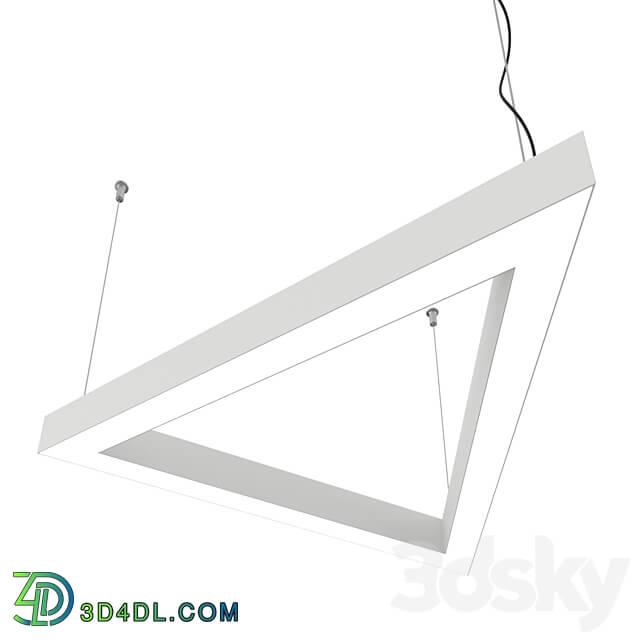 Pendant light - Bone light triangle 785