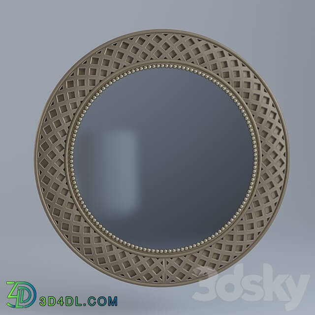 bronze Round Wall Mirror