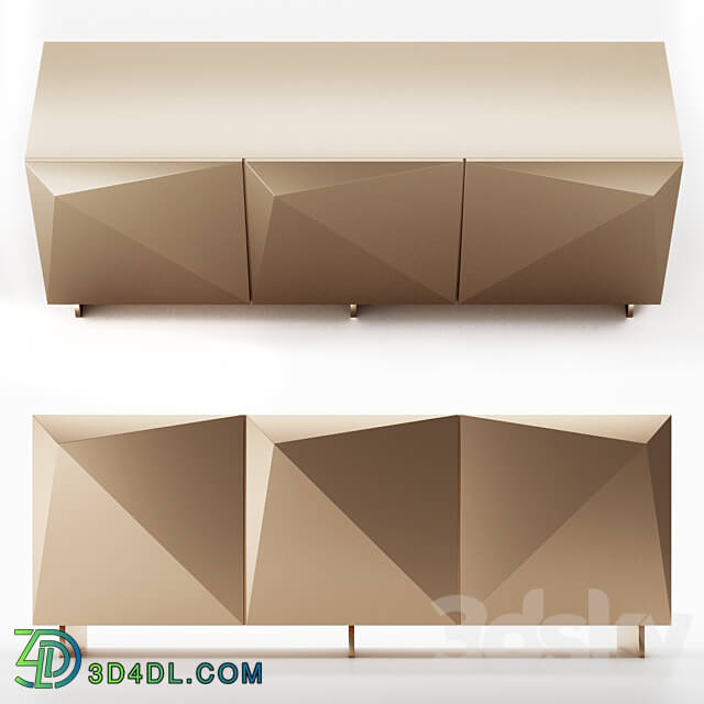 Sideboard _ Chest of drawer - Origami Reflex _ Sideboard for living room