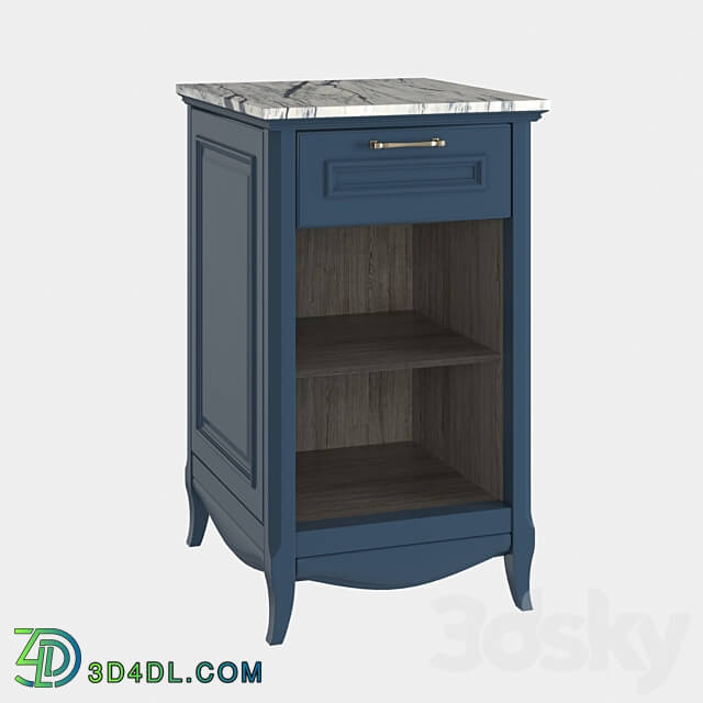 Sideboard _ Chest of drawer - Cabinet with open shelves Madlen _ color Ruta_ Estella