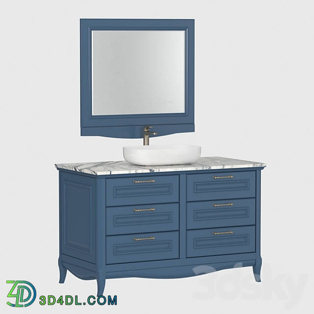 Vanity unit with Madlen overhead sink color Ruta Estella