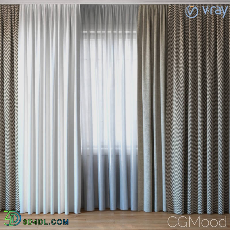 CGMood Curtains With Tulle
