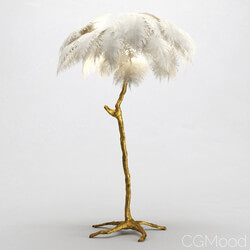 CGMood Ostrich Feather Lamp 