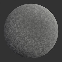 Poliigon Carpet Plush Designer Ferns _texture_ - - - -001 