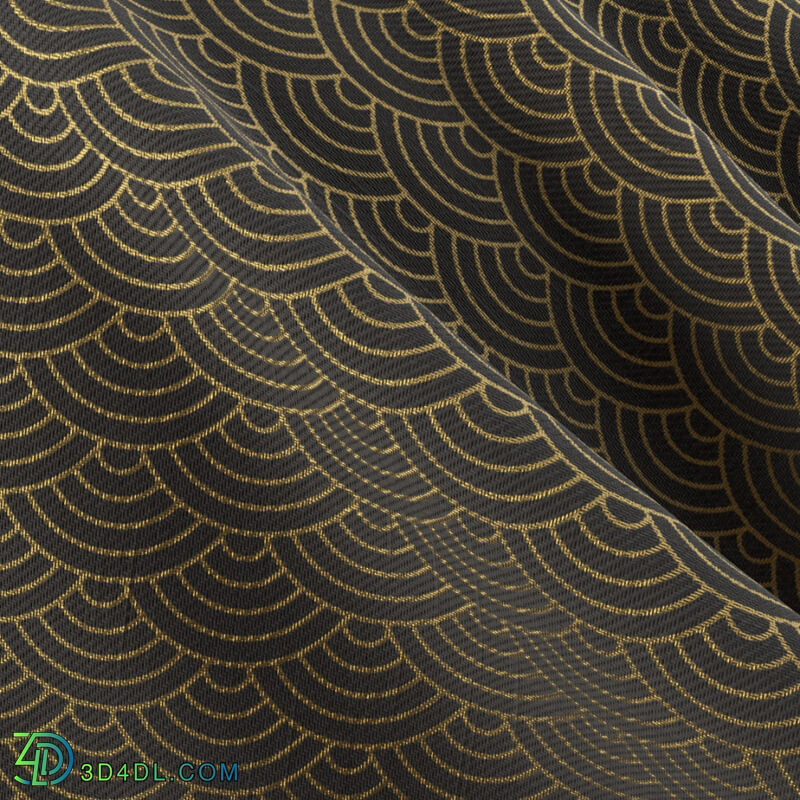 Poliigon Fabric Upholstery Japanese Waves _texture_ - - - -001