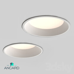 Spot light - Ancard recessed diffused light luminaire 