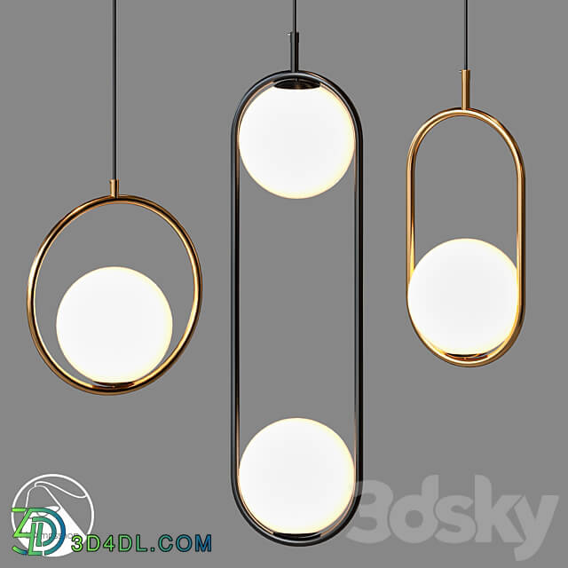 Pendant light LampsShop.ru PDL2051 Pendant ORB Oval