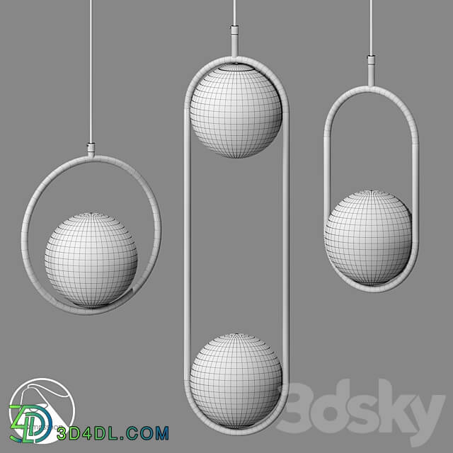 Pendant light LampsShop.ru PDL2051 Pendant ORB Oval