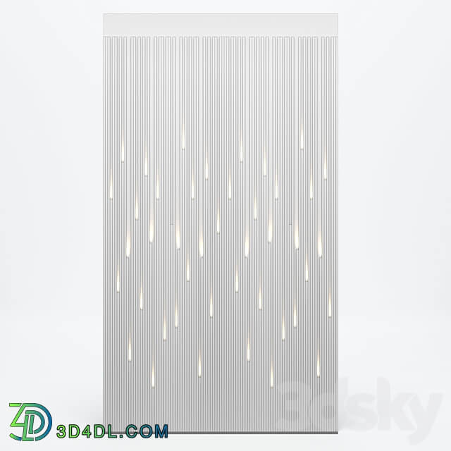 STORE 54 Wall panels with built in lighting Lucerna 